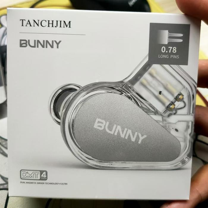 Tanchjim Bunny DMT4 Ultra Dynac Driver Earphone In Ear Monitor With crophone