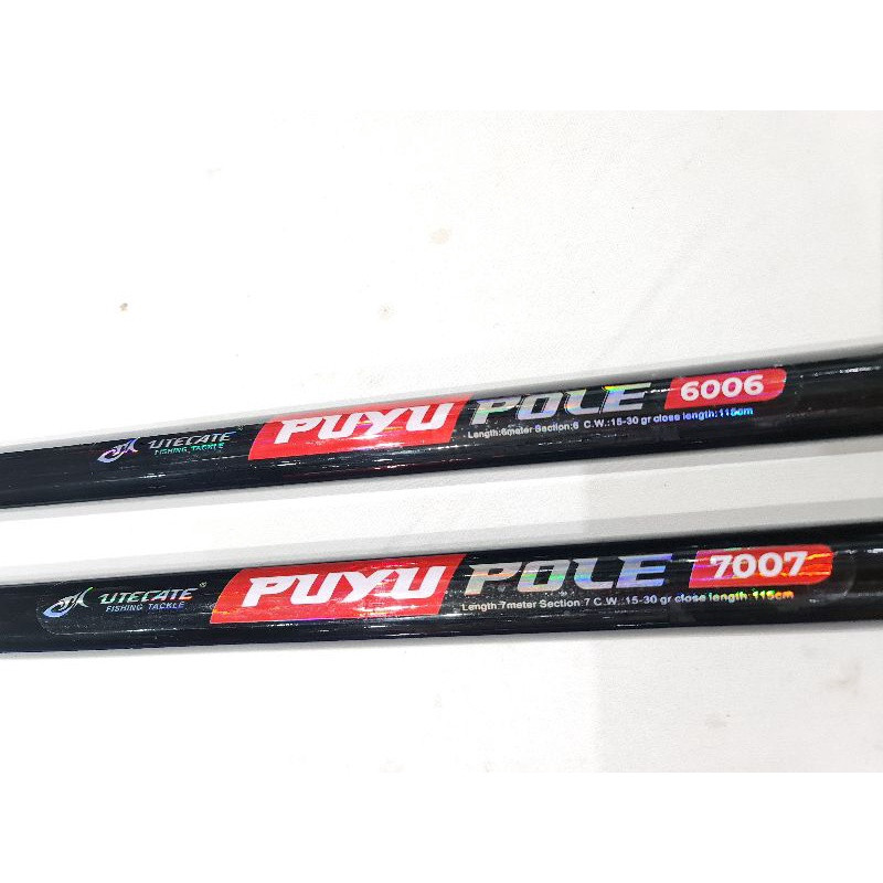 Joran Tegek Utecate Puyu Pole 600 ~ 800 ~ 1000 Hard Action