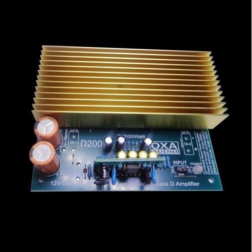 Kit Power Amplifier Stereo Class-D 2X100W D200 200W Ampli Stereo Pa.