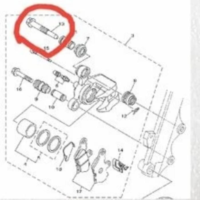 SALE BAUT BAUD DUDUKAN KALIPER CALIPER PALA BABI MIO LAMA SPORTY 5TL