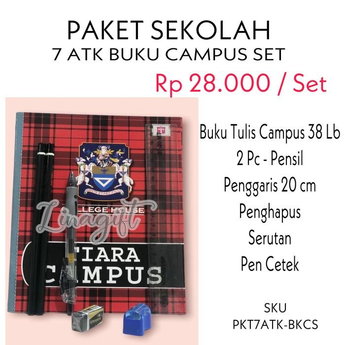 

Paket Alat Tulis Sekolah Lengkap 7 Macam