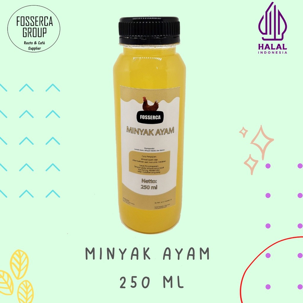 

Minyak Ayam untuk Masak / Chicken Fat Cooking Oil 250 ml