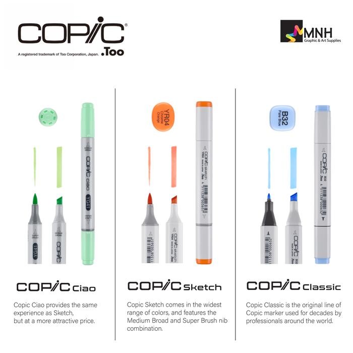 

Big Boss - Copic Classic Warm Grey Series (Satuan) 0 - 9