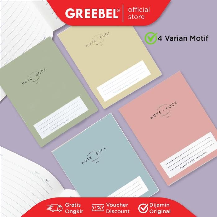 

Big Boss - Greebel Note Book / Buku Tulis / Agenda / Buku Catatan Spiral Note Book / Note Book 8096
