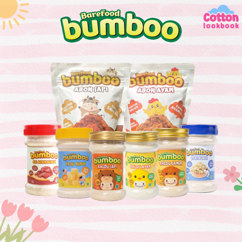 

COTTON LOOKBOOK - Barefood BUMBOO Abon Sapi & Ayam 100gr / Abon MPASI Anak dan Bayi Tanpa MSG Tanpa