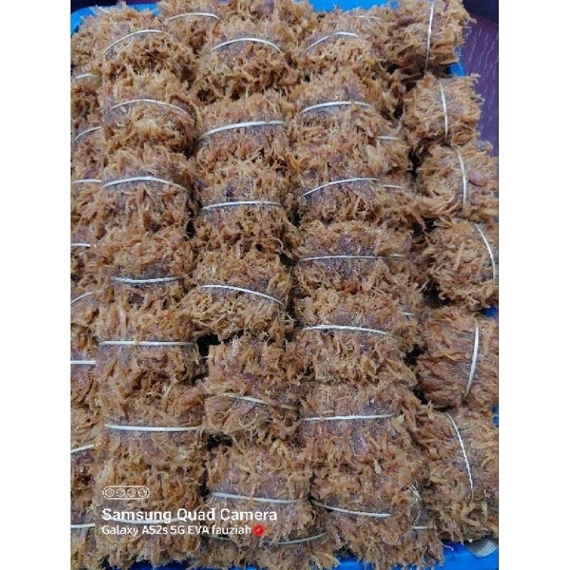 

GEPUK AYAM JUJUT,GEPUK DAGING AYAM,ABON AYAM, isi 6 ikat (brt 120 g box 200 ml) WE!!