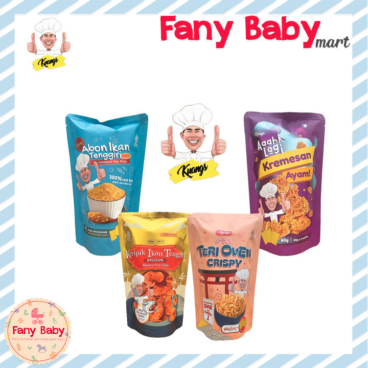 

KUANGS ABON & TERI KRISPY - SNACK CAMILAN MPASI WE!!