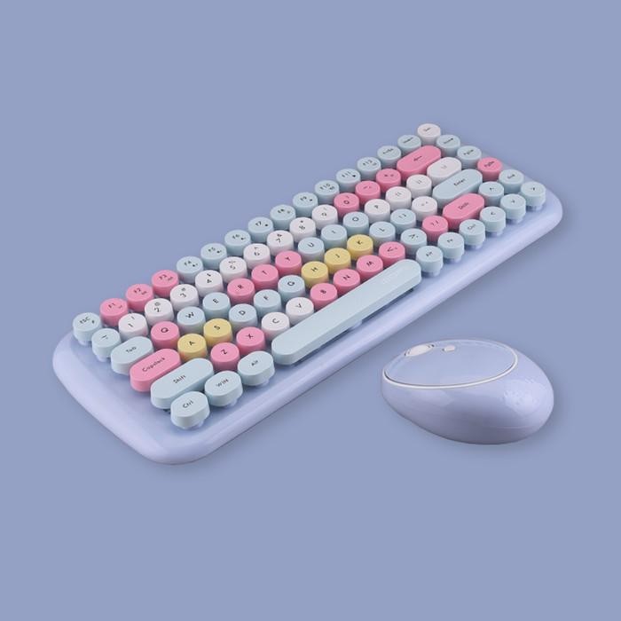 MOFII KEYBOARD WIRELESS MOUSE WIRELESS SET 2.4G CANDY / SWEET