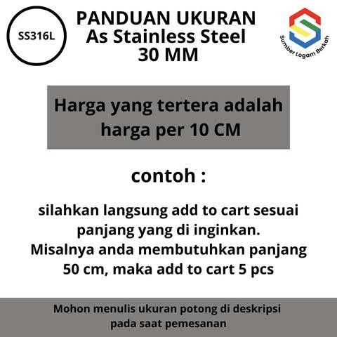 As 30 Mm Stainless Steel 316