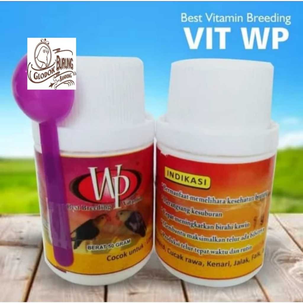 WP Vitamin Burung Multivitamin Ternak Lovebird Parrot Murai