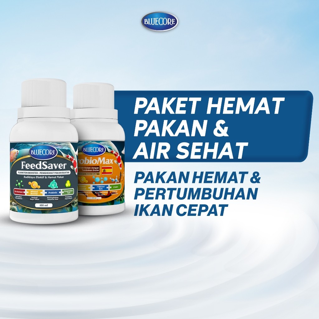 Paket Hemat Pakan & Air Sehat dengan Plankton Booster & Probiotik ikan yang meningkatkan pertumbuhan