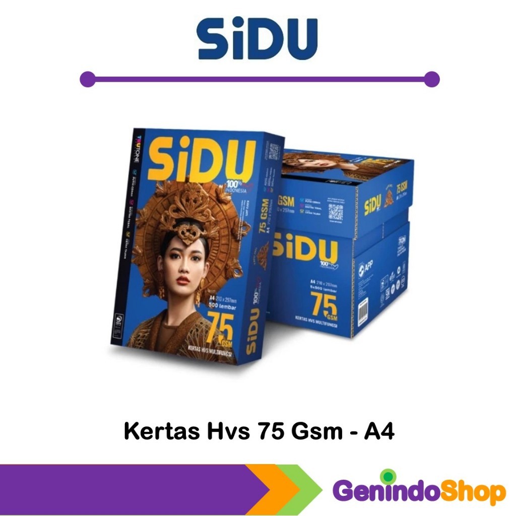 

Kertas Hvs A4 75 gsm Sidu