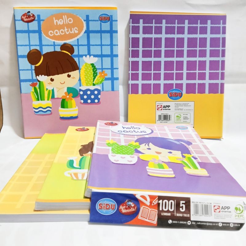 

BUKU TULIS SIDU 100 LEMBAR 5 BUKU