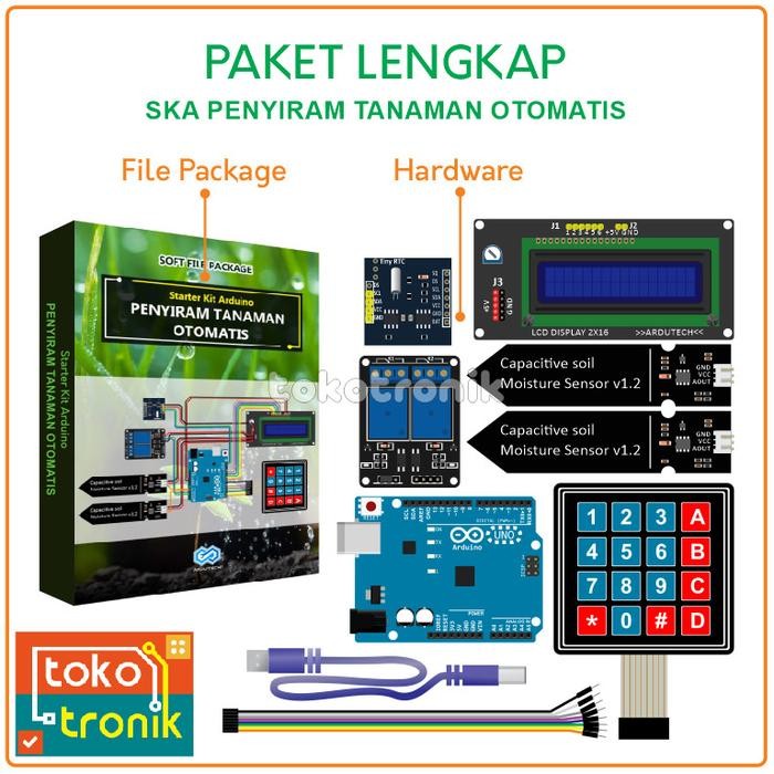 Penyiram Tanaman Otomatis dg Arduino Kit