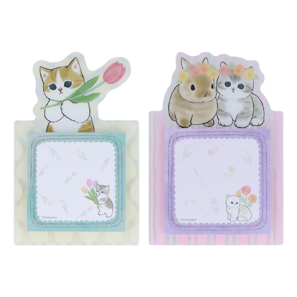 

Standing Sticky Note Mofusand Spring Garden Cat Neko Sticky Memo Penanda Halaman Limited Edition