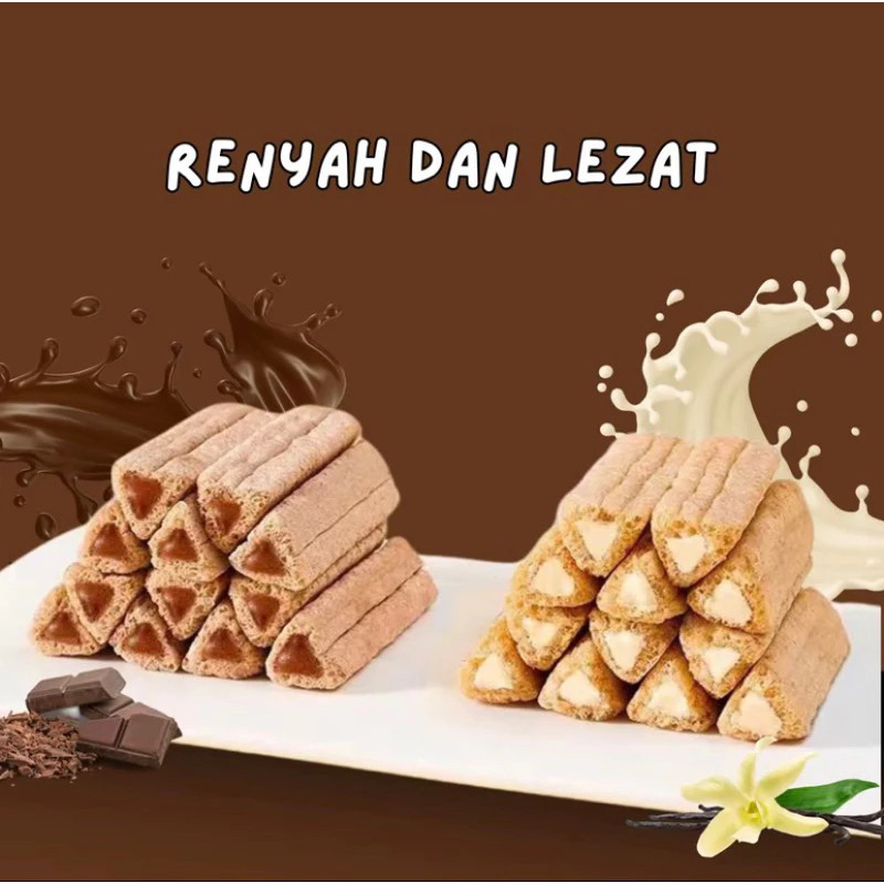 

Olivoliv Snack Wafer Kalio / Snack Biskuit Coklat Kalio Taiko Stick/Snack Rasasusu/Camilan