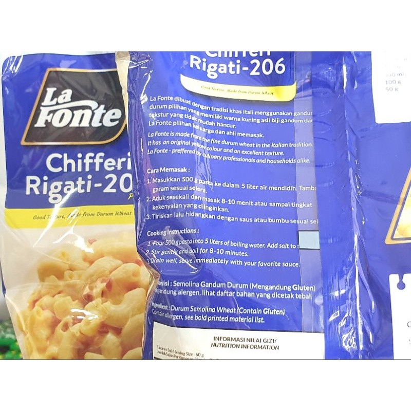 

Olivoliv Snack Lafonte Pasta Chifferi Rigati 450Gr / Lafonte Makaroni Pipa 450Gr