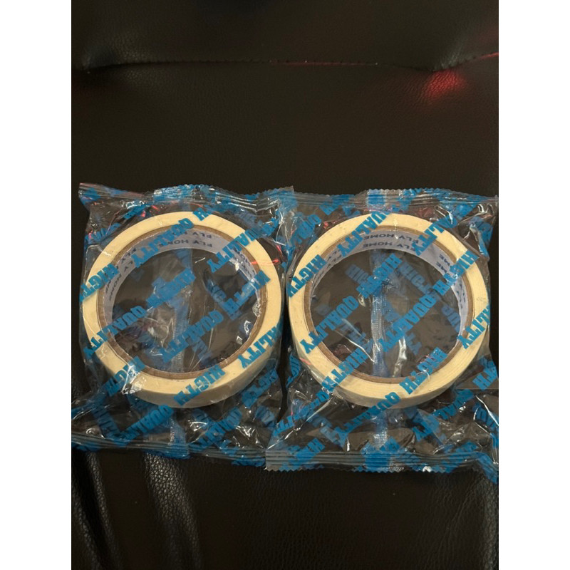 

Flyhome Lakban Kertas 24mm x 15Meter 72 Roll 1/2Dus Masking Tape Ukuran Besar