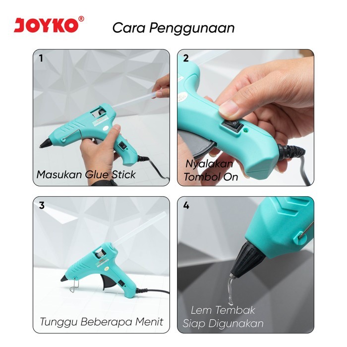 

Glue Gun Lem Tembak Joyko GG-856 Pastel Color