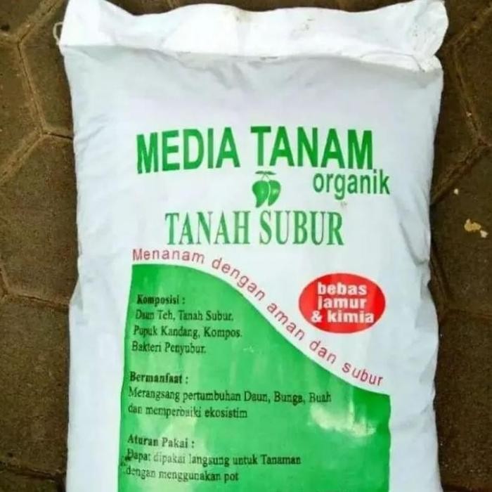 Media Tanam Organik tanah subur 1 KARUNG BESAR // Media tanam siap pakai 1 Karung Kode 983