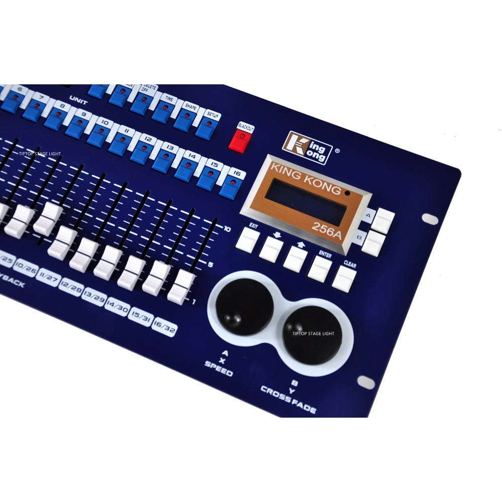 Stage Light Mixer DMX KINGKONG 256A DMX 512 lighting Controller Mixer Lighting Disco Controller Lamp