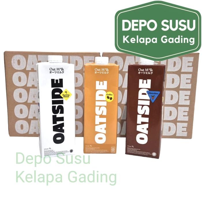 

JTTOP" OATSIDE BARISTA CHOCOLATE HAZELNUT BLEND OAT MILK DRINK MINUMAN OATLY