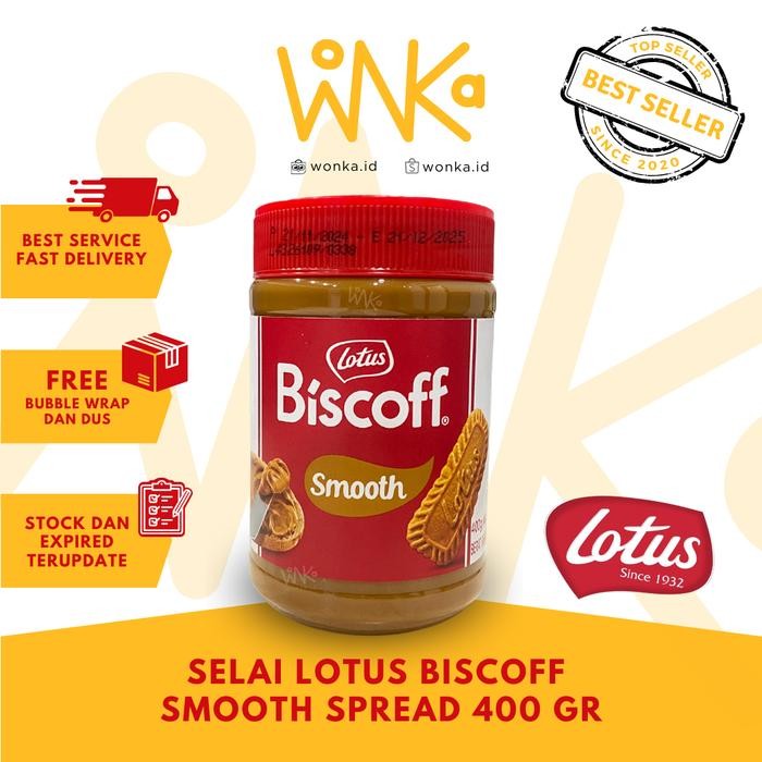 

JTTOP" LOTUS SPREAD SMOOTH - SELAI SPECULOOS 400 GR - BISCOFF CARAMEL COOKIE