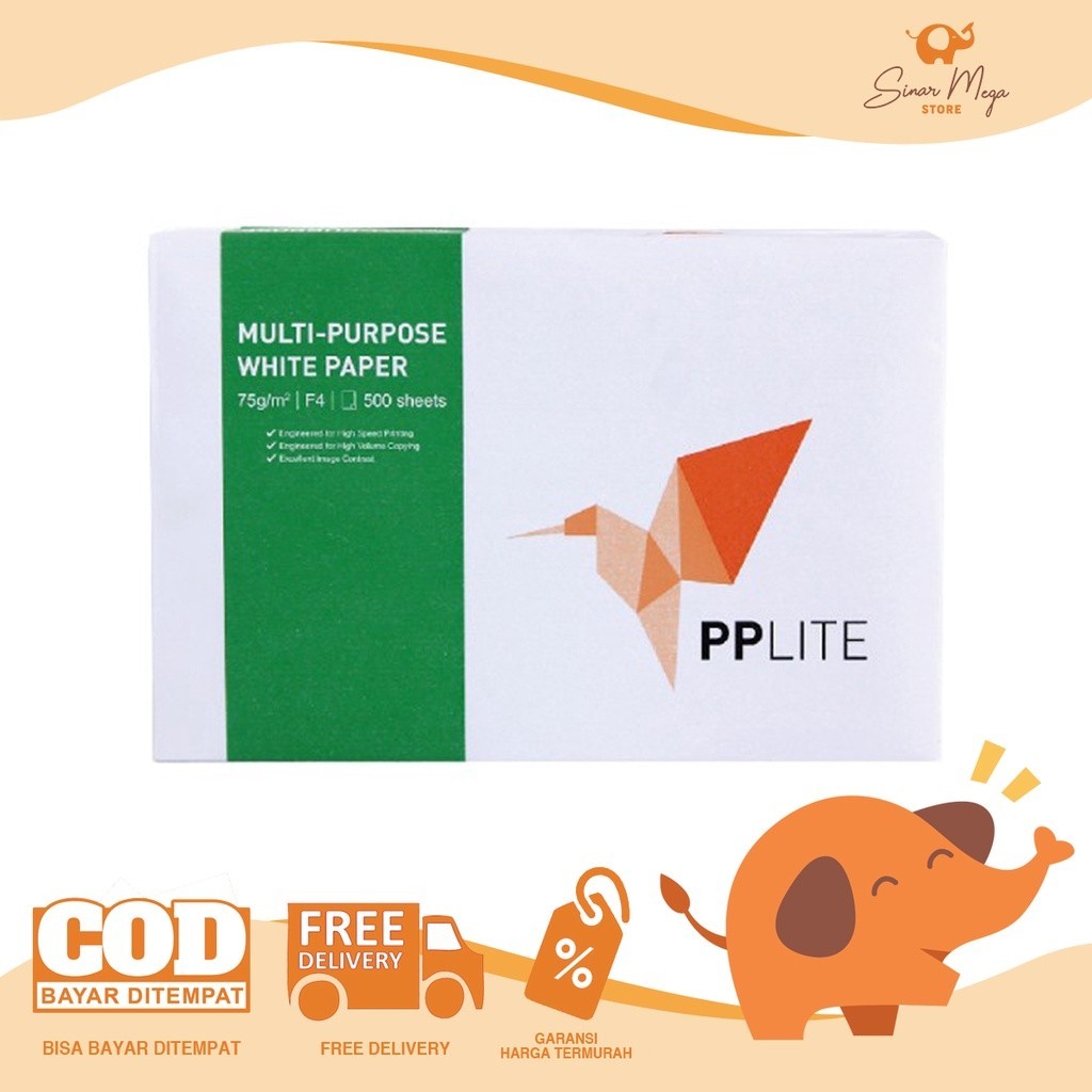 

PP LITE Kertas Print Fotocopy F4 75 GR