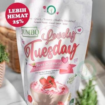 

JTTOP" JUMBO LOVELY TUESDAY - BEET OATMEAL WITH EXTRA DRIED CRANBERRIES 500GR
