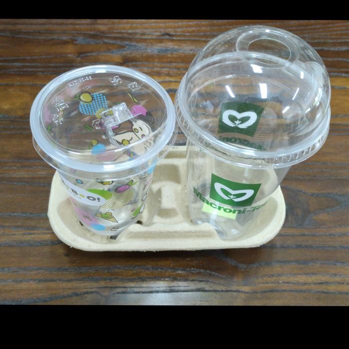 New ` Drink Tray Isi 2 Cup seperti starbuck 25pcs