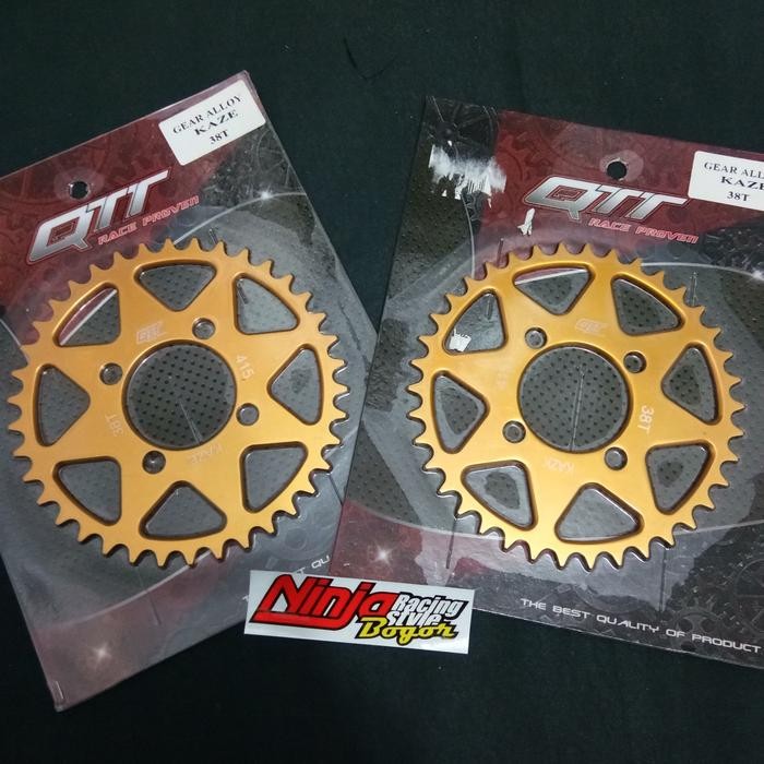 gear almunium qtt kaze,dash,ninja r,rr original