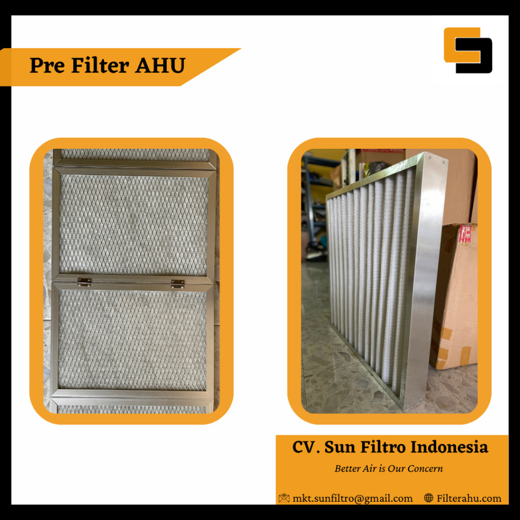 PRE FILTER AHU FRAME ALMUNIUM
