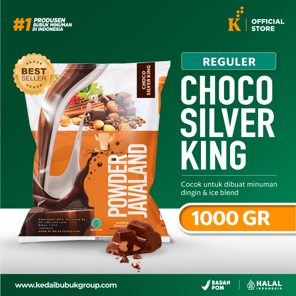 

Bubuk Minuman Bubble Powder Drink Choco Silver King Original Javaland