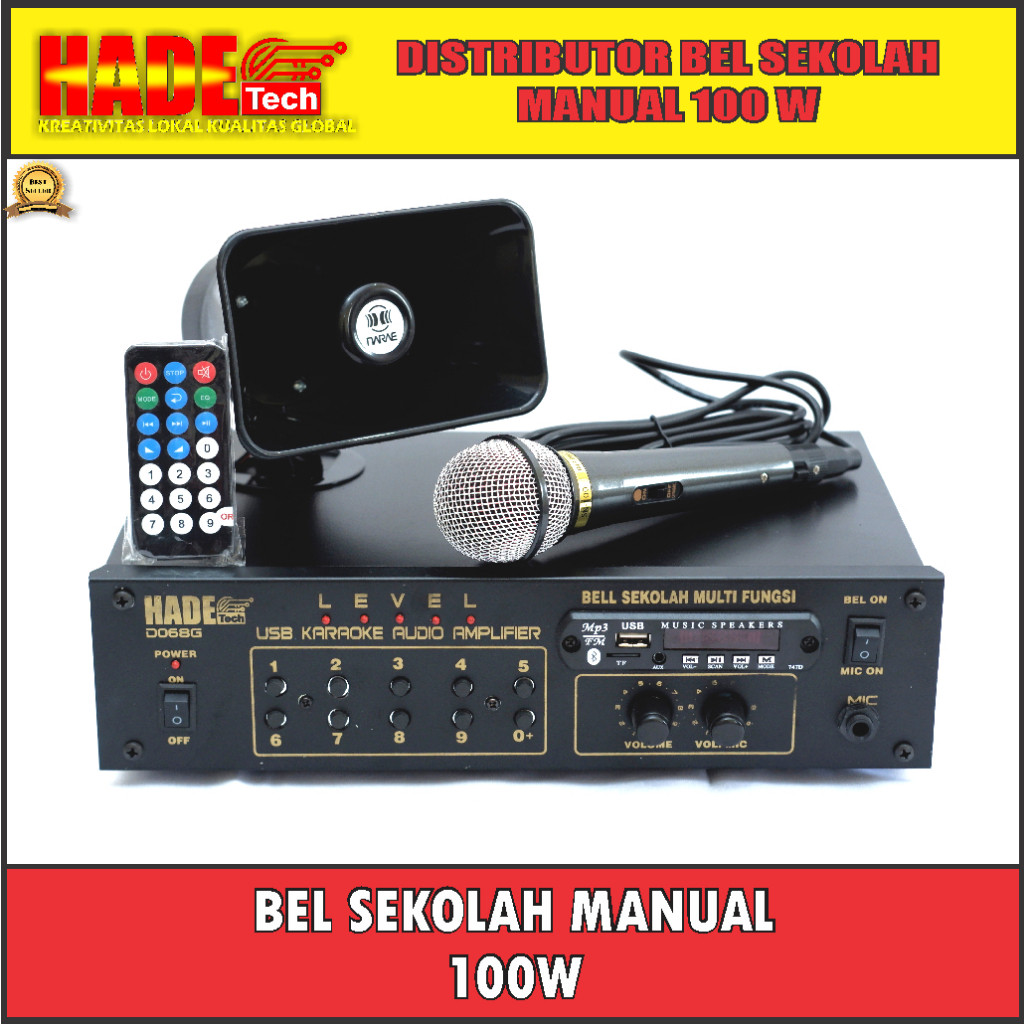 BEL SEKOLAH MANUAL 1 HORN LENGKAP