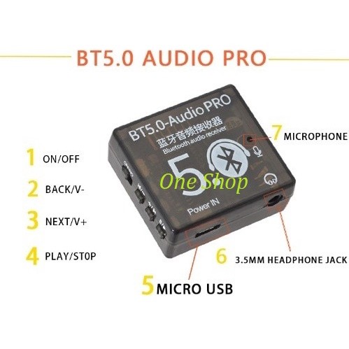 BT5.0 Audio Pro Mini Bluetooth 5.0 Decoder Board Audio Receiver