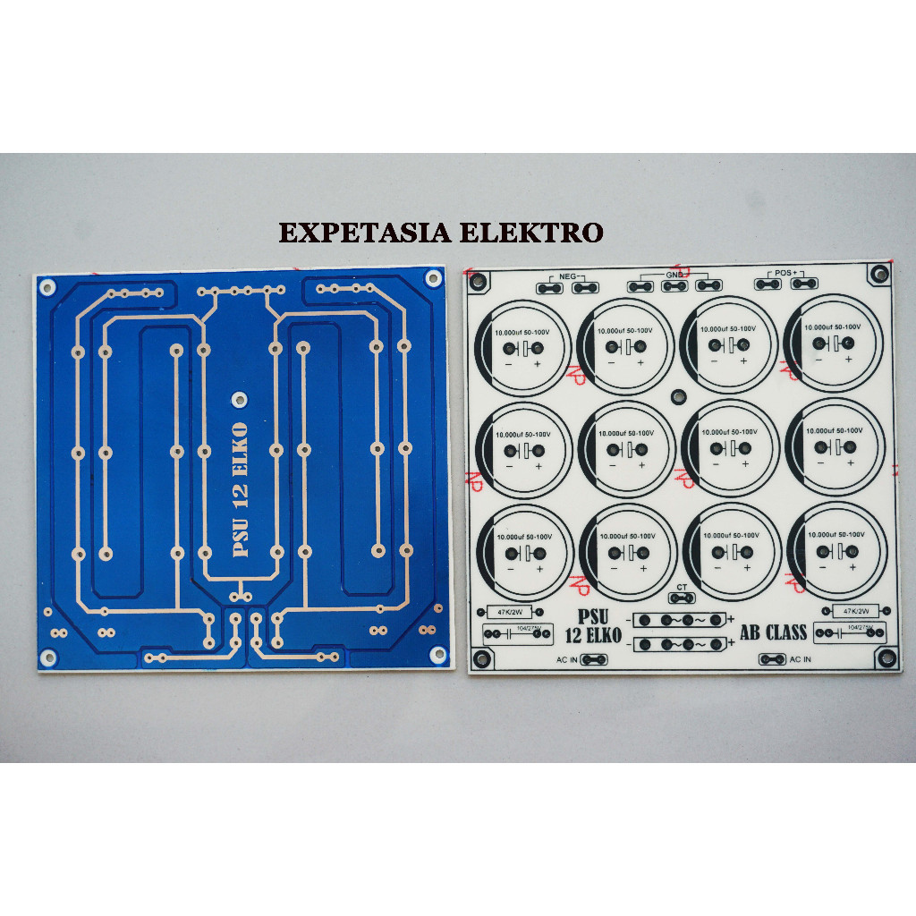 PCB PSU 12 Elco AB Class Fiber Berkualitas Tinggi