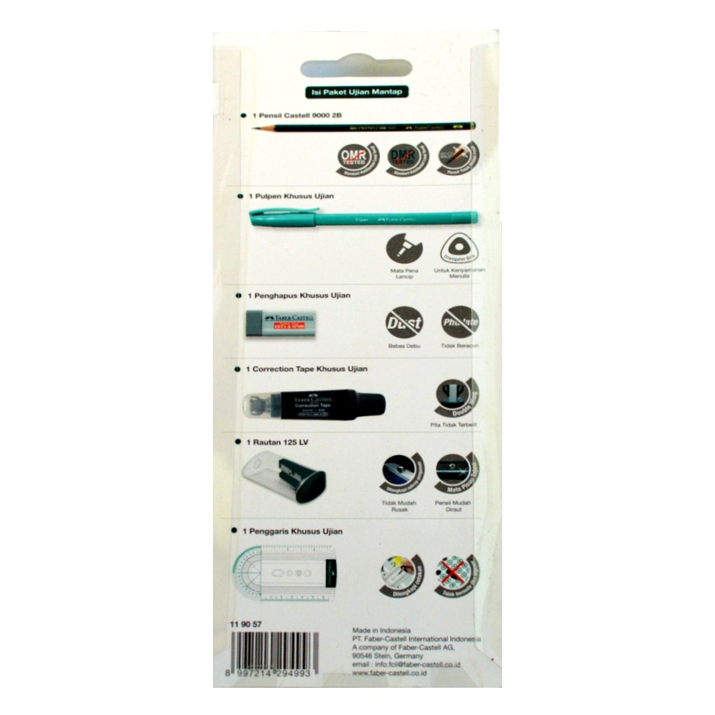 

Kotak Pensil Faber Castell / Paket Ujian Mantap Faber Castell
