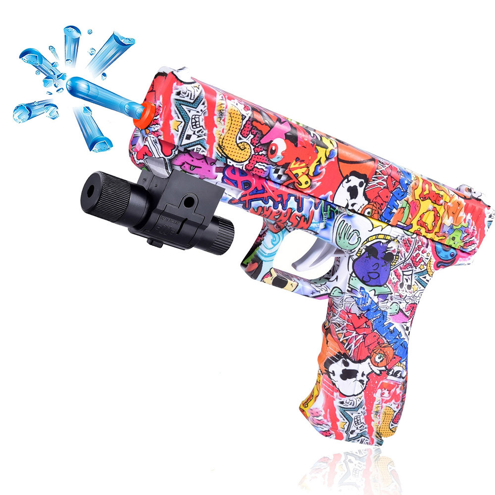BEST SELLER G-17 Ball Blaster Pistol Toys, Manual Blaster, NO Need Charge Outdoor Shooting Toys, Bac