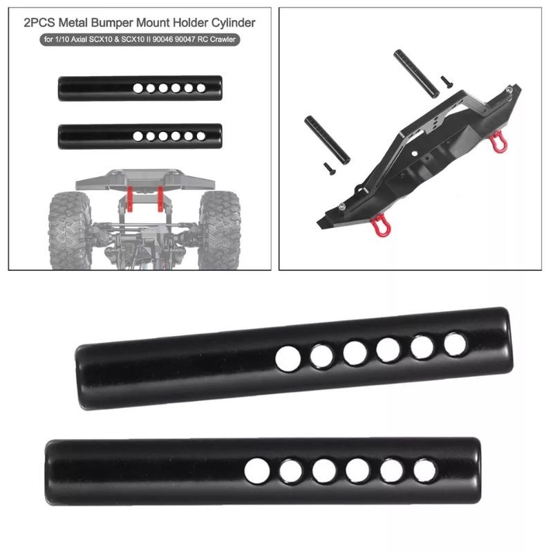 2pcs Bumper mount holder penyangga bumper axial scx10 Rc 1/10 mn999