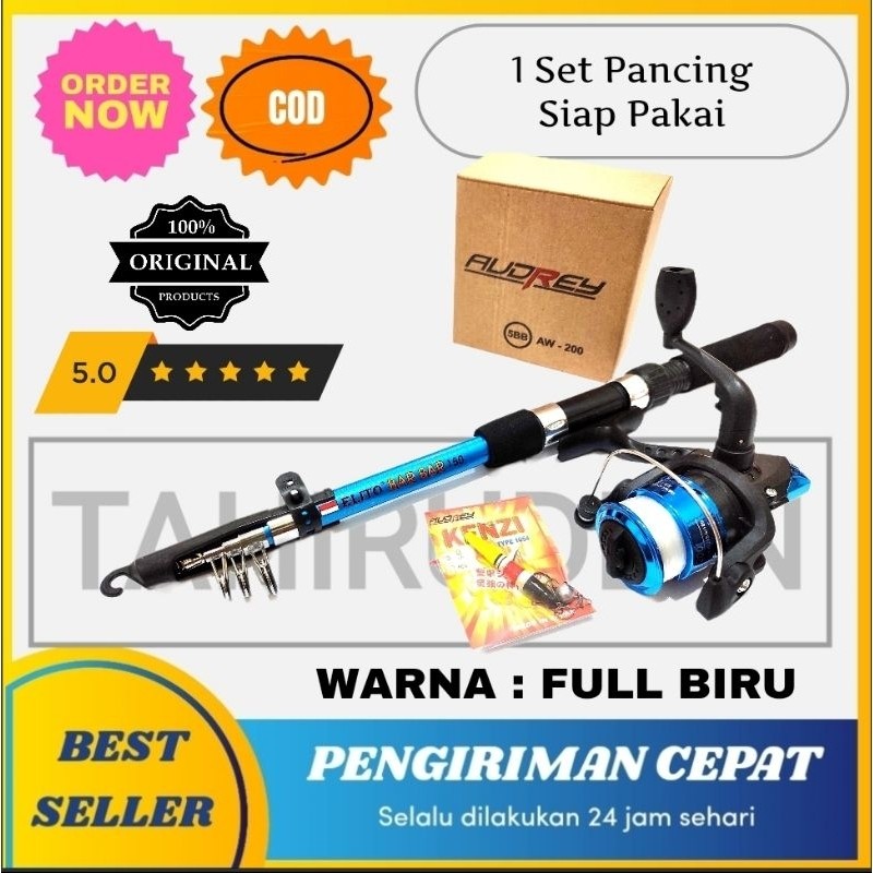Alat Pancing 1 Set Lengkap Joran Pancing Lentur Dan Kuat Wader Nila Ikan Kecil Ikan Mas Termurah Kua