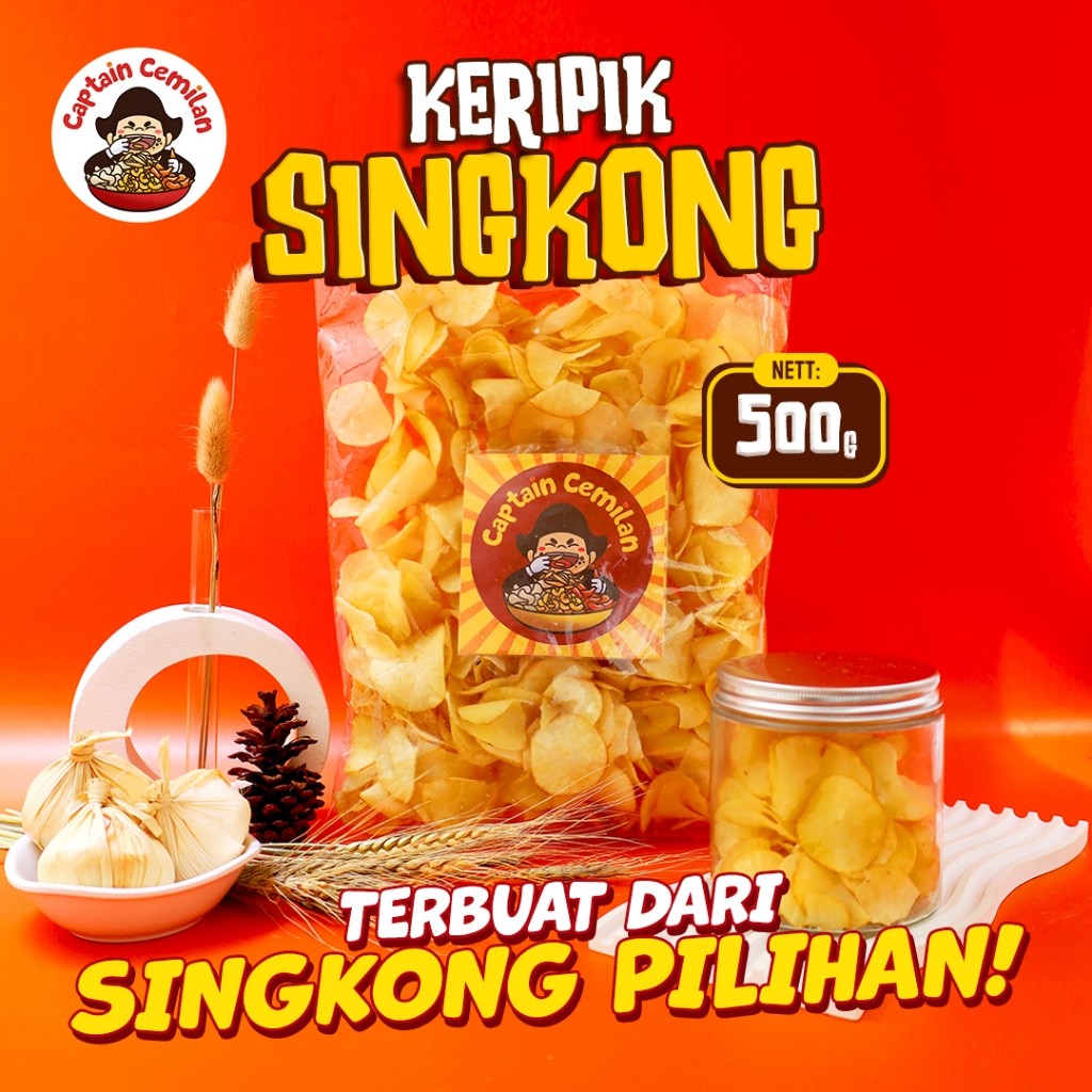 

Keripik Singkong Original 500gram Keripik Singkong Asin Gurih Renyah Isi 500gram cemilan snack snack