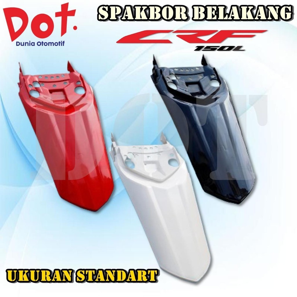 Promo !!! Spakbor Set Depan Belakang Papan Nomor Crf 150 250 Motor Cross Trail Honda Crf 150&250