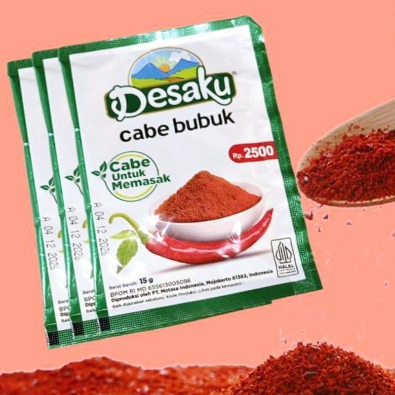

Desaku Cabe Bubuk Pedas Tinggi @10pcs