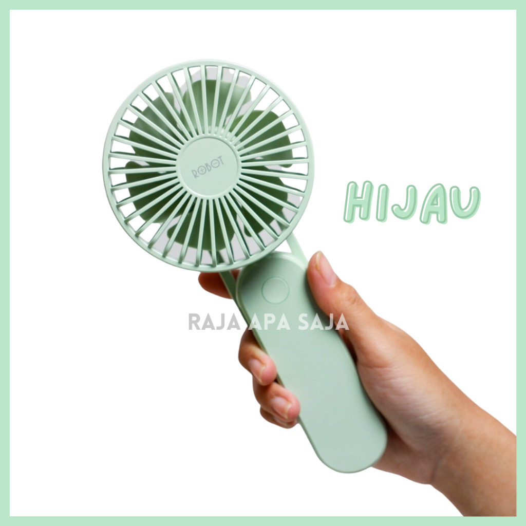 KIPAS ANGIN KECIL Portabel Kipas Mini Fan Kipas Tangan Genggam Pawerbank Power Bank Robot BF11
