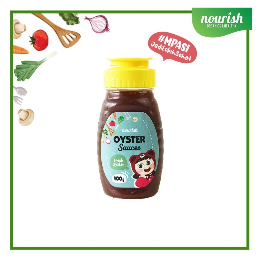 

Nourish Saus Bumbu MPASI No MSG - OYSTER SAUCE 100ml