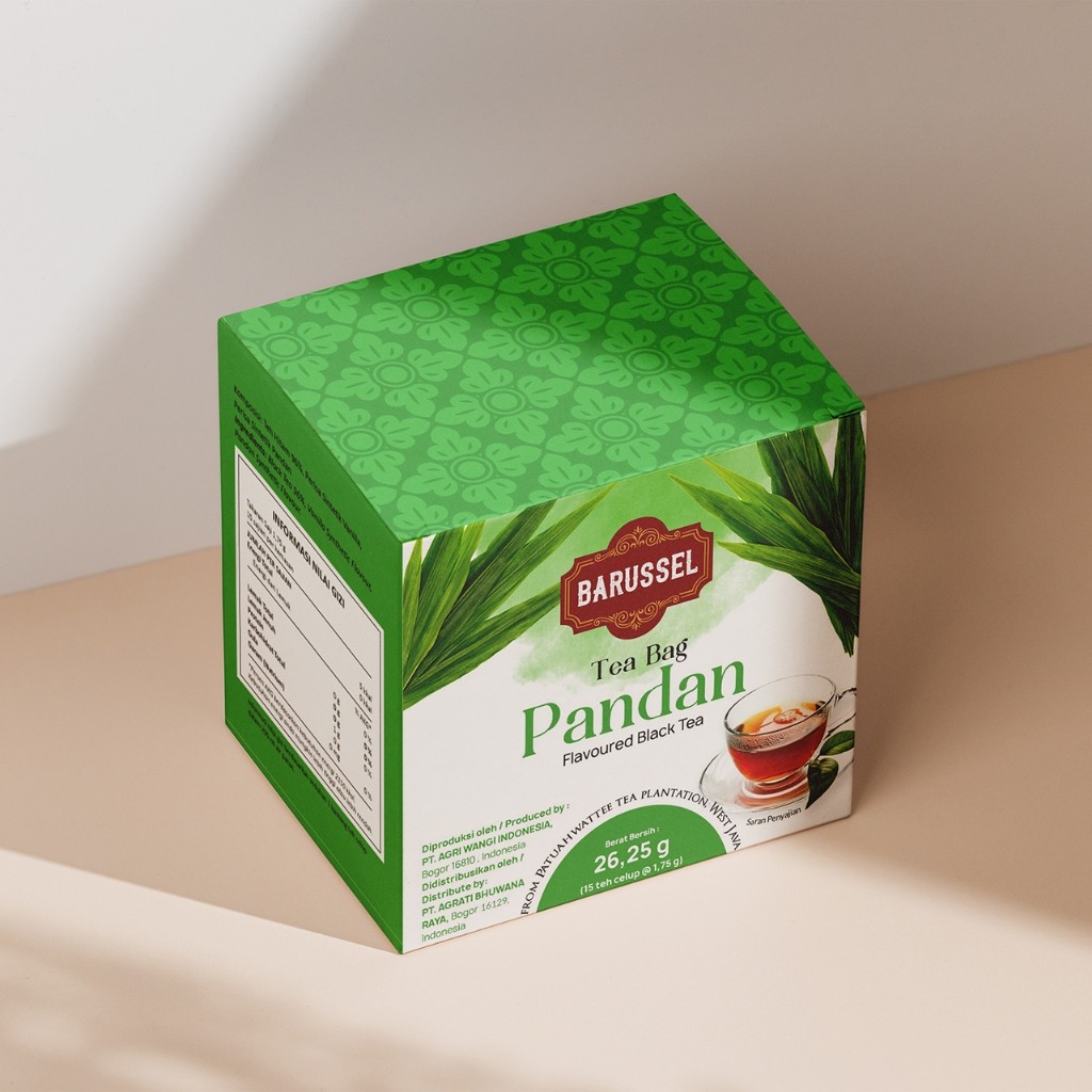 

BARUSSEL Pandan Tea Teh Celup Rasa Pandan
