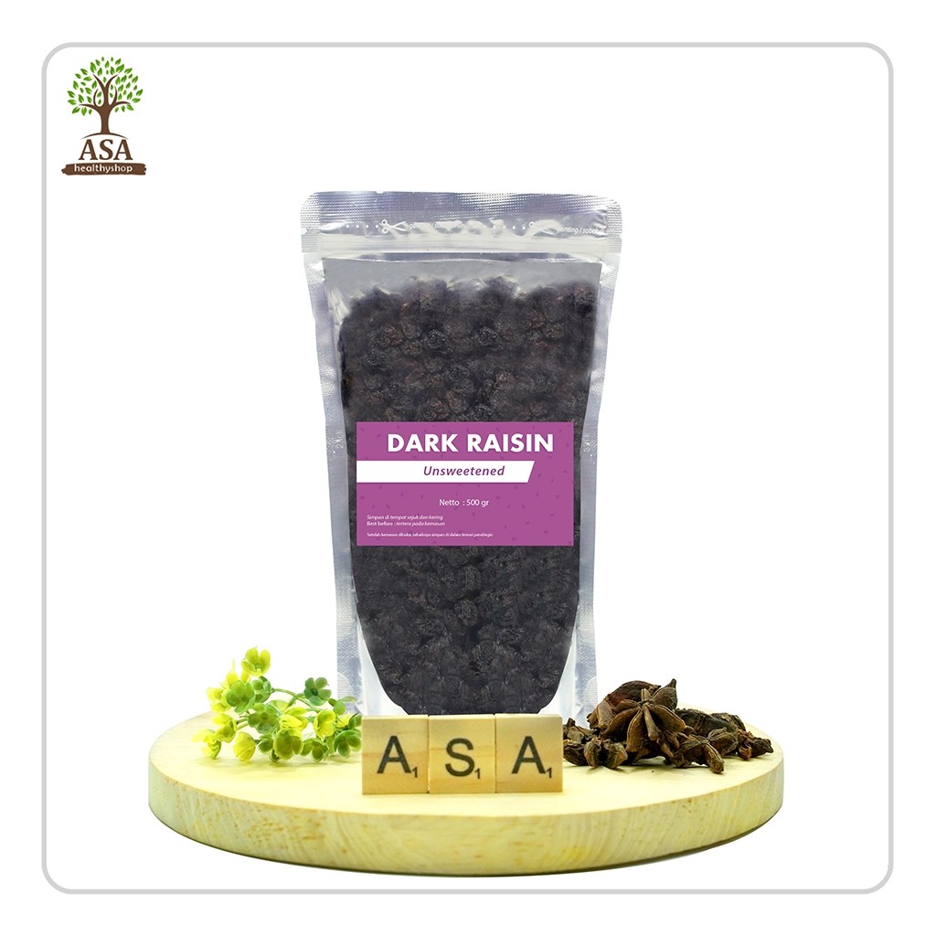 

Dark Raisin / Kismis Hitam 500 gram