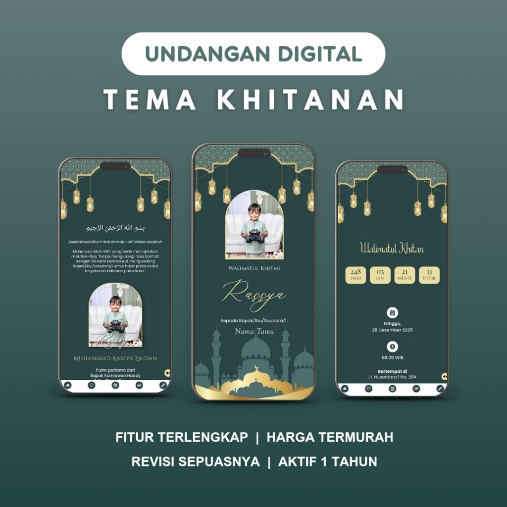 viral TEMA KHITAN - Undangan Digital Website Khitanan Khitan Sunatan Sunat Anak