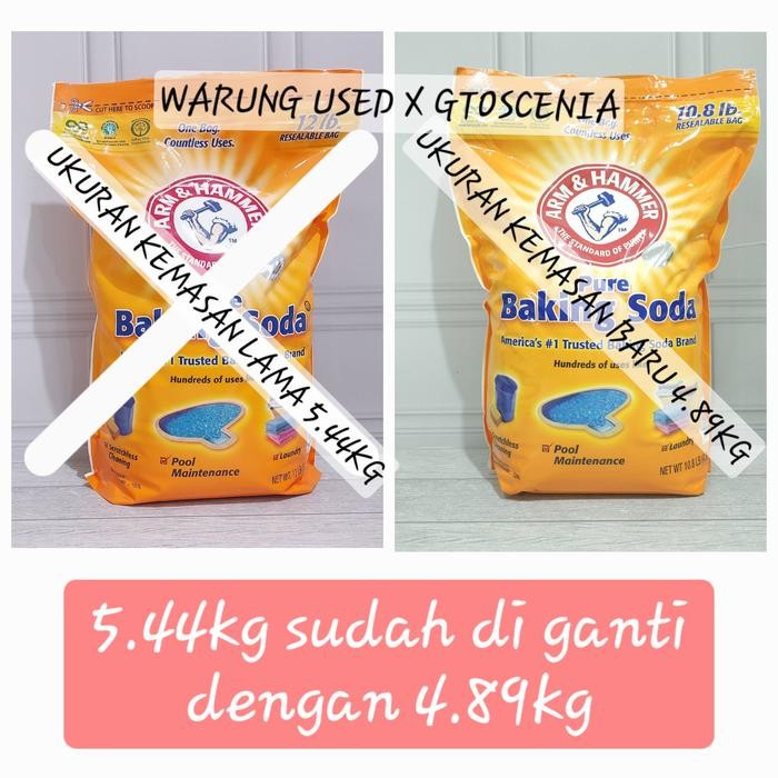 

Baking Soda Merk Arm & Hammer Baking Soda 5.44 Kg Made In Usa 5.44Kg Promo