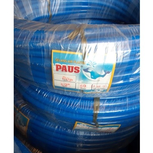 Selang Dop 1/2" 50M / Selang Air / Selang Elastis Warna Plastik Karet/Selang Air Dop Doff Elastis